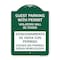 Signmission Guest Parking with Permit Violators Will Be Towed Estacionamento De Visita Con Permis, GW-1824-23927 A-DES-GW-1824-23927 - alternate 1